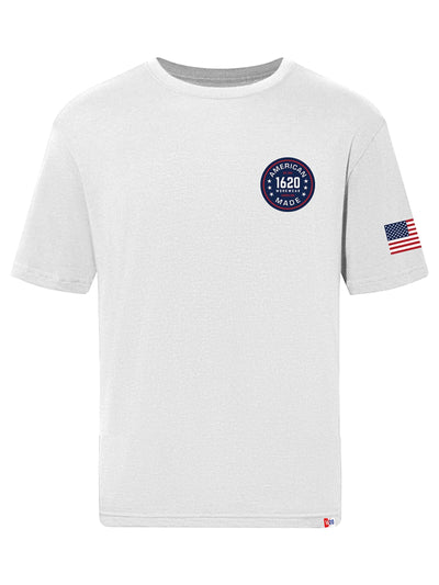 Roundel Shirt Short Sleeve Shirts 1620 Workwear, Inc White Small