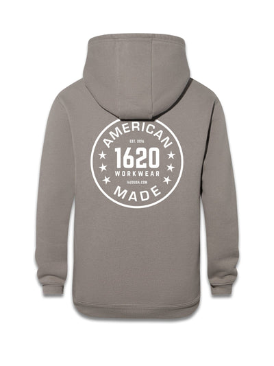 Roundel Work Hoodie Sweatshirts 1620 workwear Grey Small