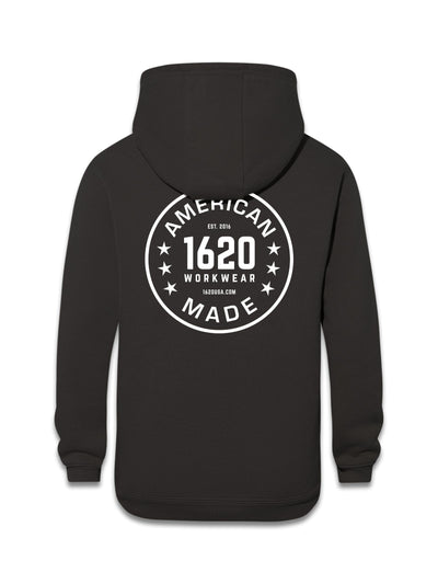 Roundel Work Hoodie Sweatshirts 1620 workwear Black Small