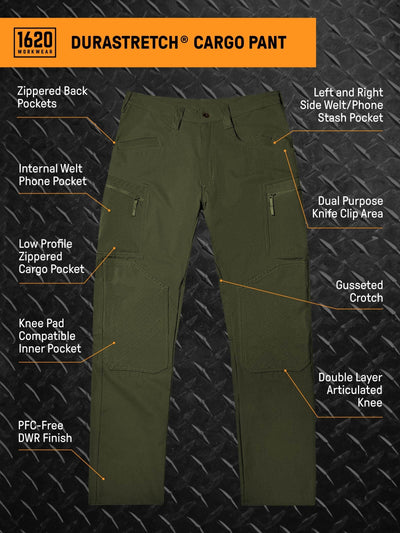 Durastretch® Cargo Pant Pants 1620 workwear