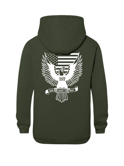 Freedom Work Hoodie Sweatshirts 1620 workwear Hunter Green Small