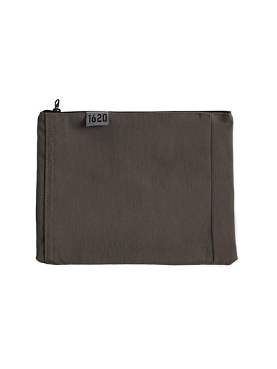 Hem End Zip Pouch upcycle 1620 Workwear, Inc Granite